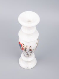 9 inches tall Marble Inlay Flower Vase for Home and office - The Heritage Artifacts