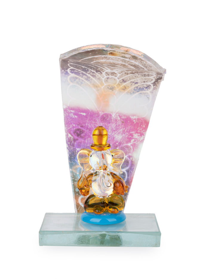 Lord Ganesh Idol under Serpent Hood Decorative Showpiece - Available in Assorted Colors - The Heritage Artifacts