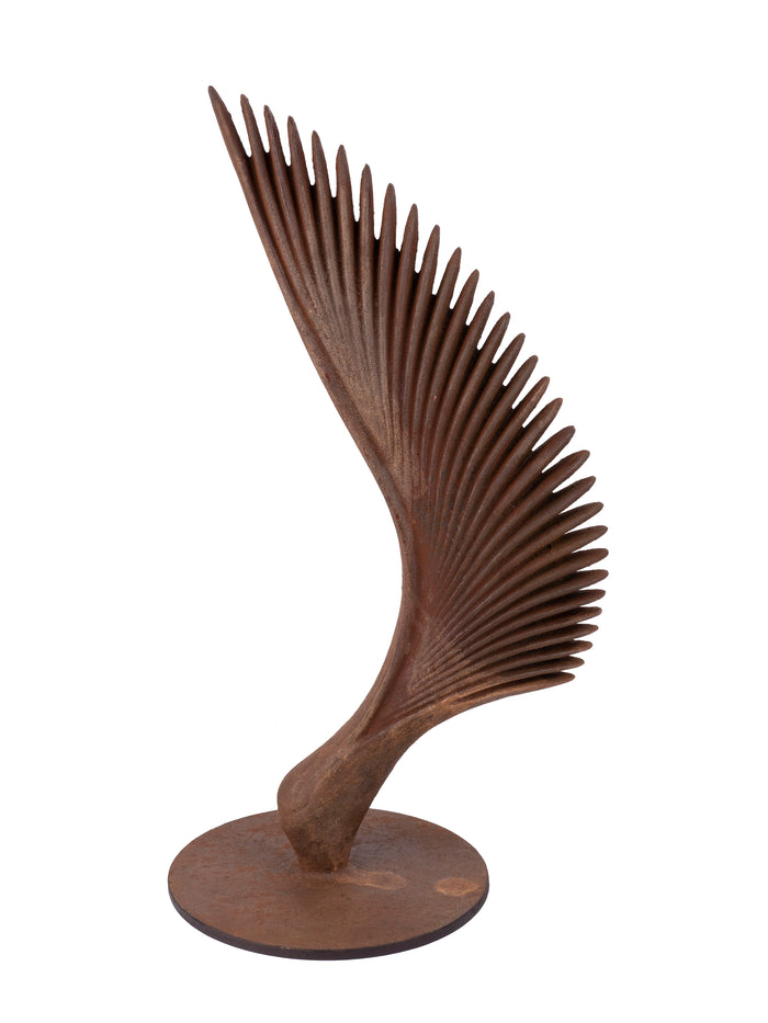 Sculpture name - WINGS OF LIFE (old rustic finish) - The Heritage Artifacts