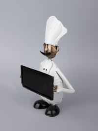 Metal Crafted Team of Chef Decorative Showpiece - The Heritage Artifacts