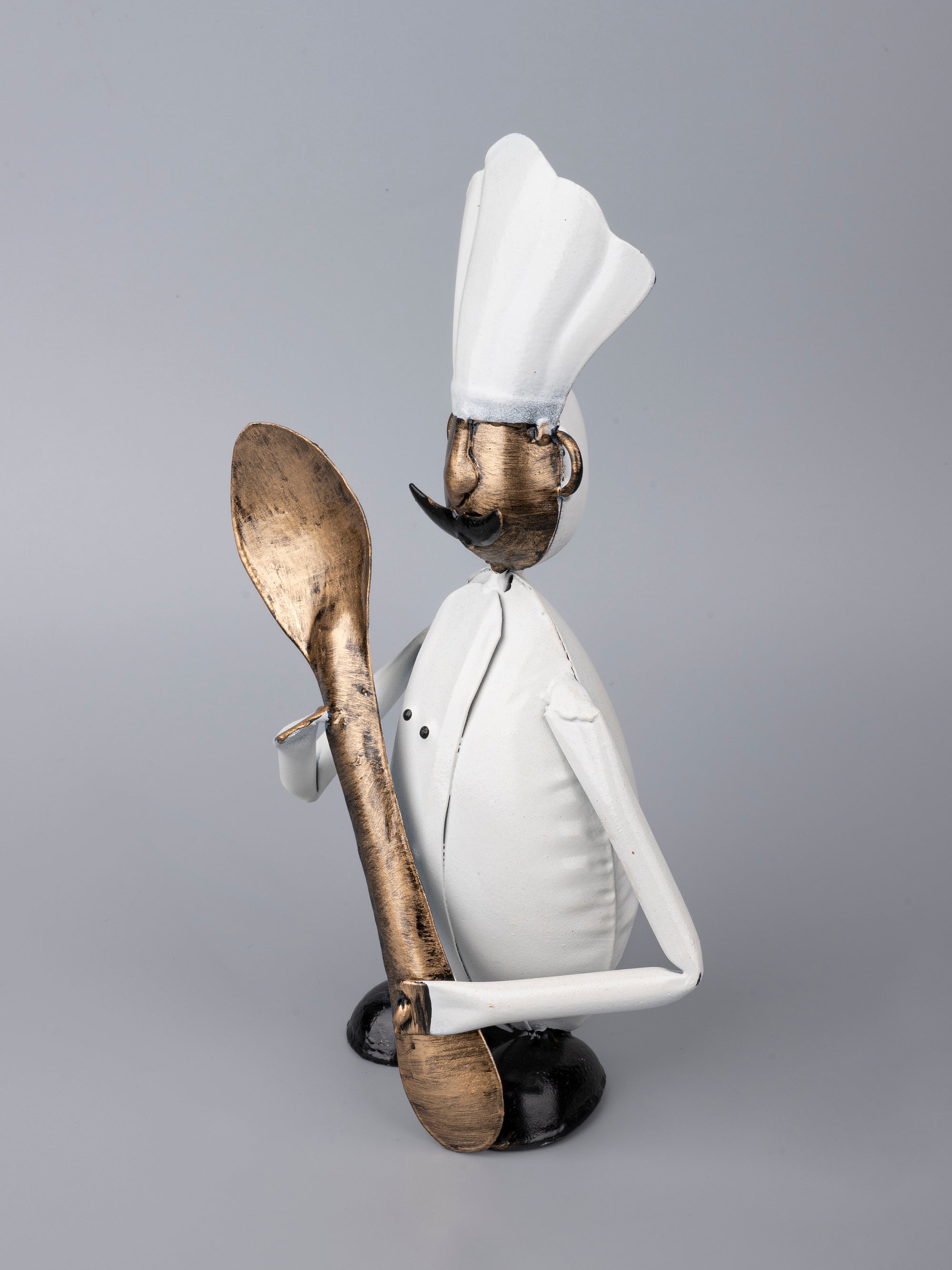 Metal Crafted Team of Chef Decorative Showpiece - The Heritage Artifacts