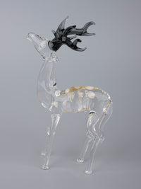 Deer Family Set of 4 pieces Glass Home Decor - The Heritage Artifacts