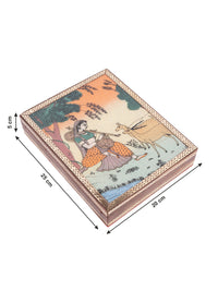 Crushed Gemstone Painting Gift Box, Multipurpose Storage Box - The Heritage Artifacts