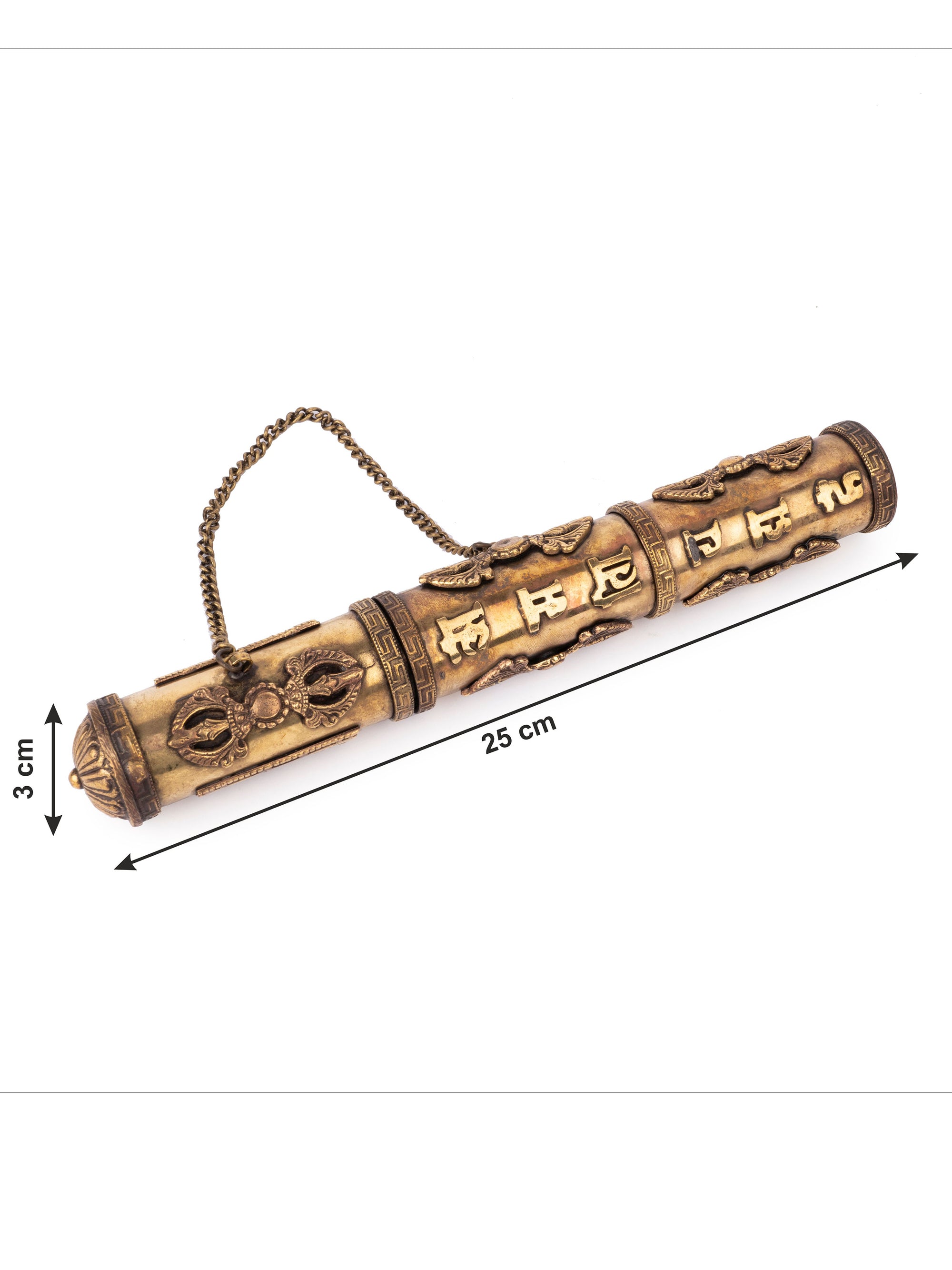 Brass Handcrafted Farman / Message Holder Decorative Showpiece - The Heritage Artifacts
