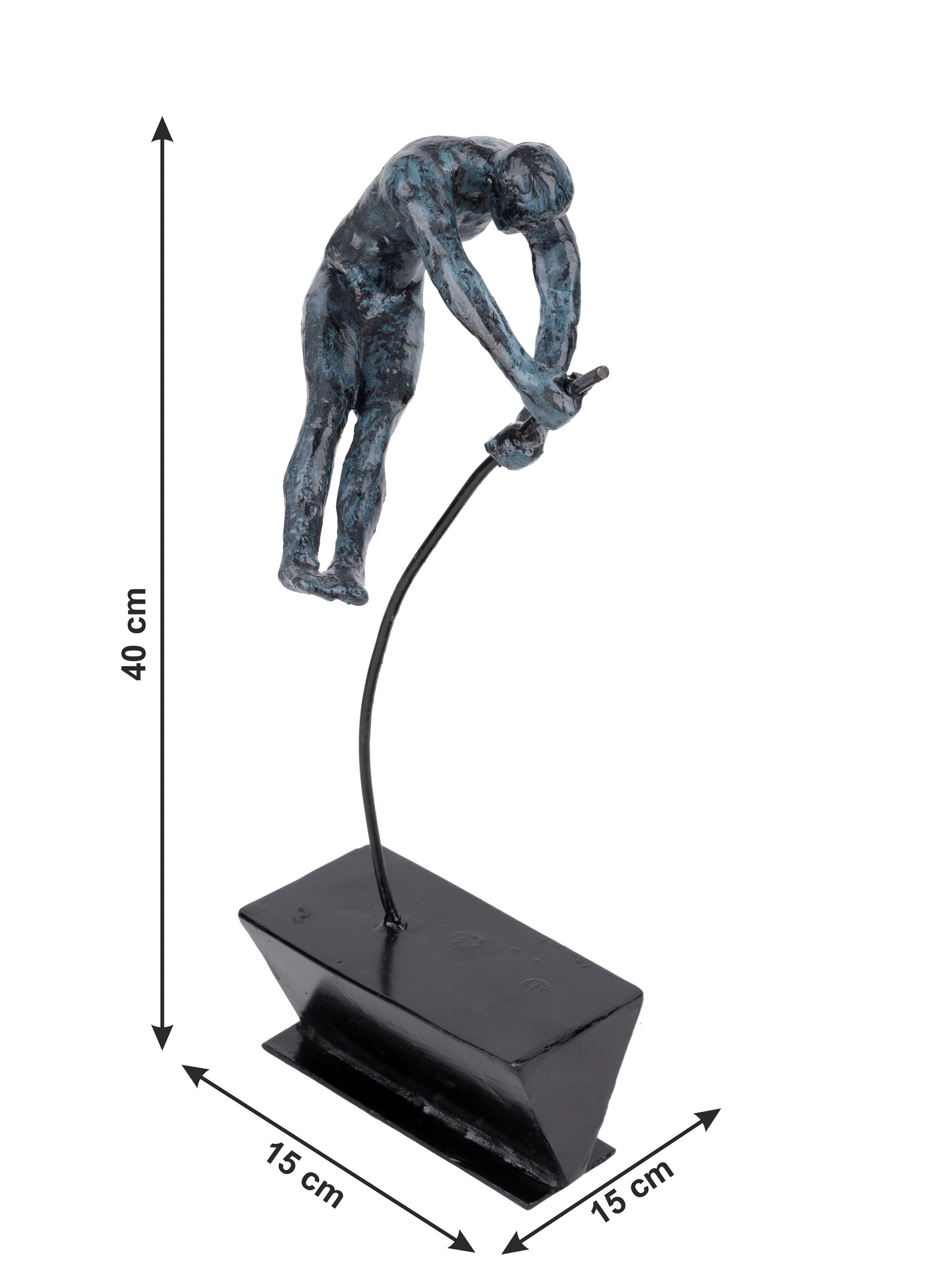 Sculpture name - POLE VAULT - The Heritage Artifacts