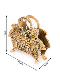 Grapes / Angoor Design Napkin / Tissue Paper Holder - The Heritage Artifacts