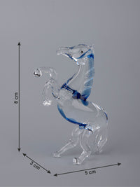 Horse Family Set of 4 pieces Glass Home Decor - The Heritage Artifacts