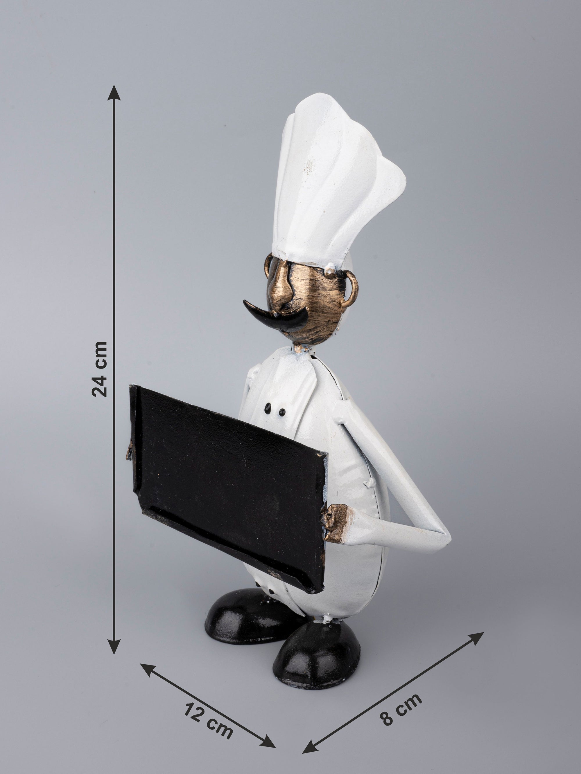 Metal Crafted Team of Chef Decorative Showpiece - The Heritage Artifacts