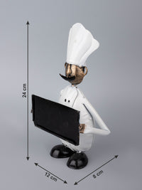 Metal Crafted Team of Chef Decorative Showpiece - The Heritage Artifacts