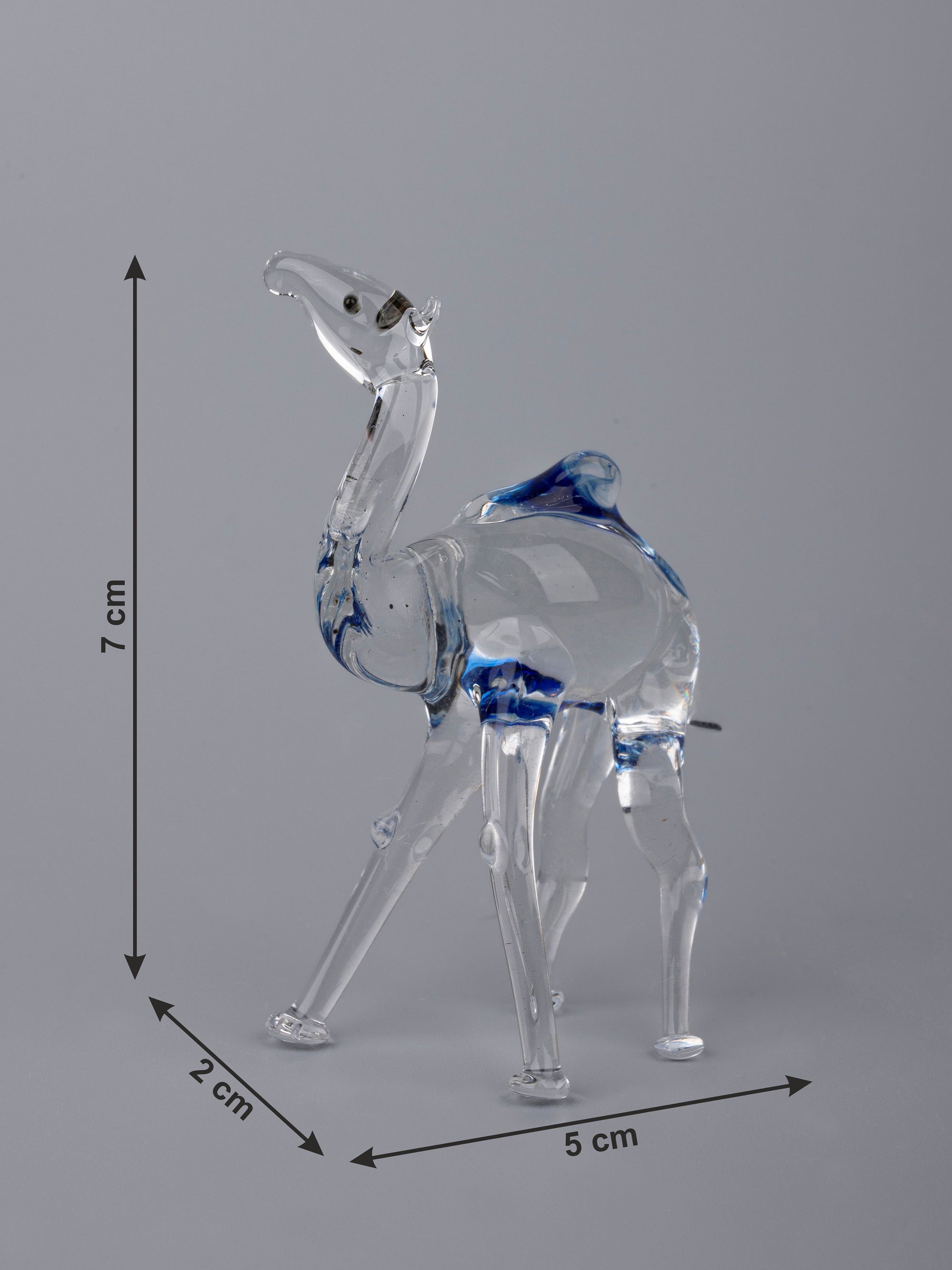 Camel Family Set of 4 pieces Glass Home Decor - The Heritage Artifacts