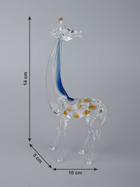 Giraffe Family Set of 4 pieces Glass Home Decor - The Heritage Artifacts