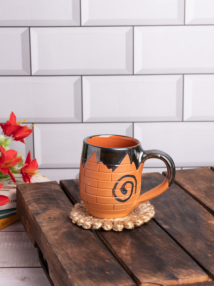 Terracotta Handcrafted Tea / Coffee Mug - 150 ml - The Heritage Artifacts