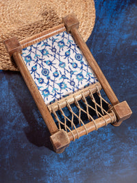 Cot / Charpai / Khat design Serving Platter made of Wood - The Heritage Artifacts