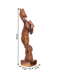 Pair of Wooden Jumping Horses - 10 inches height - The Heritage Artifacts