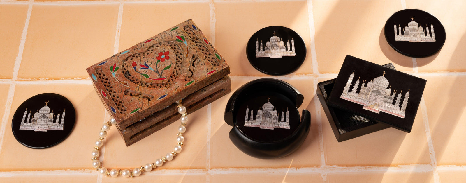Stone Inlay Craft Collection | Exquisite Art for Your Home