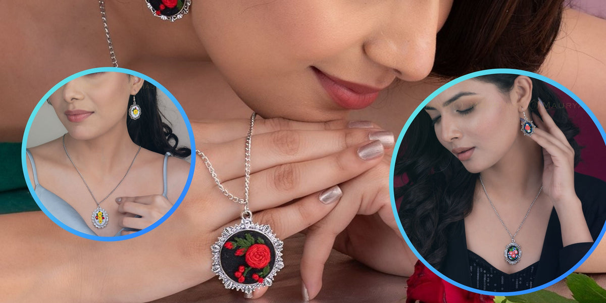 Embroidered Jewellery