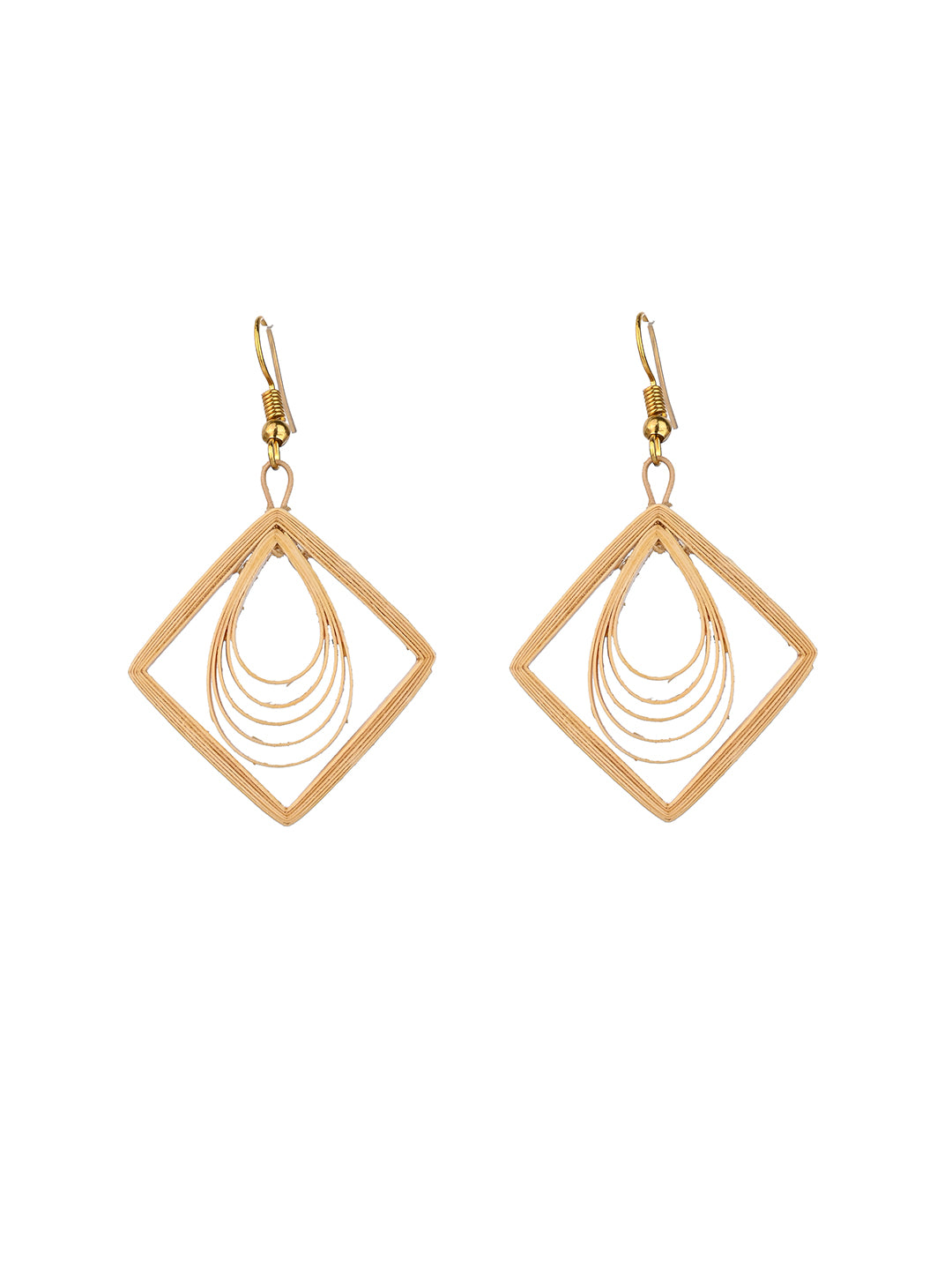 MAURYANA - Bamboo crafted modern design super stylish earring set