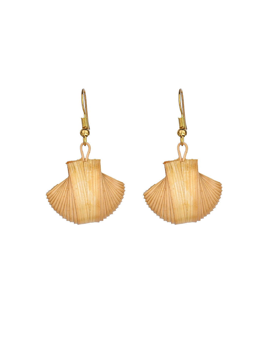 MAURYANA - Bamboo crafted lightweight earrings for daily use