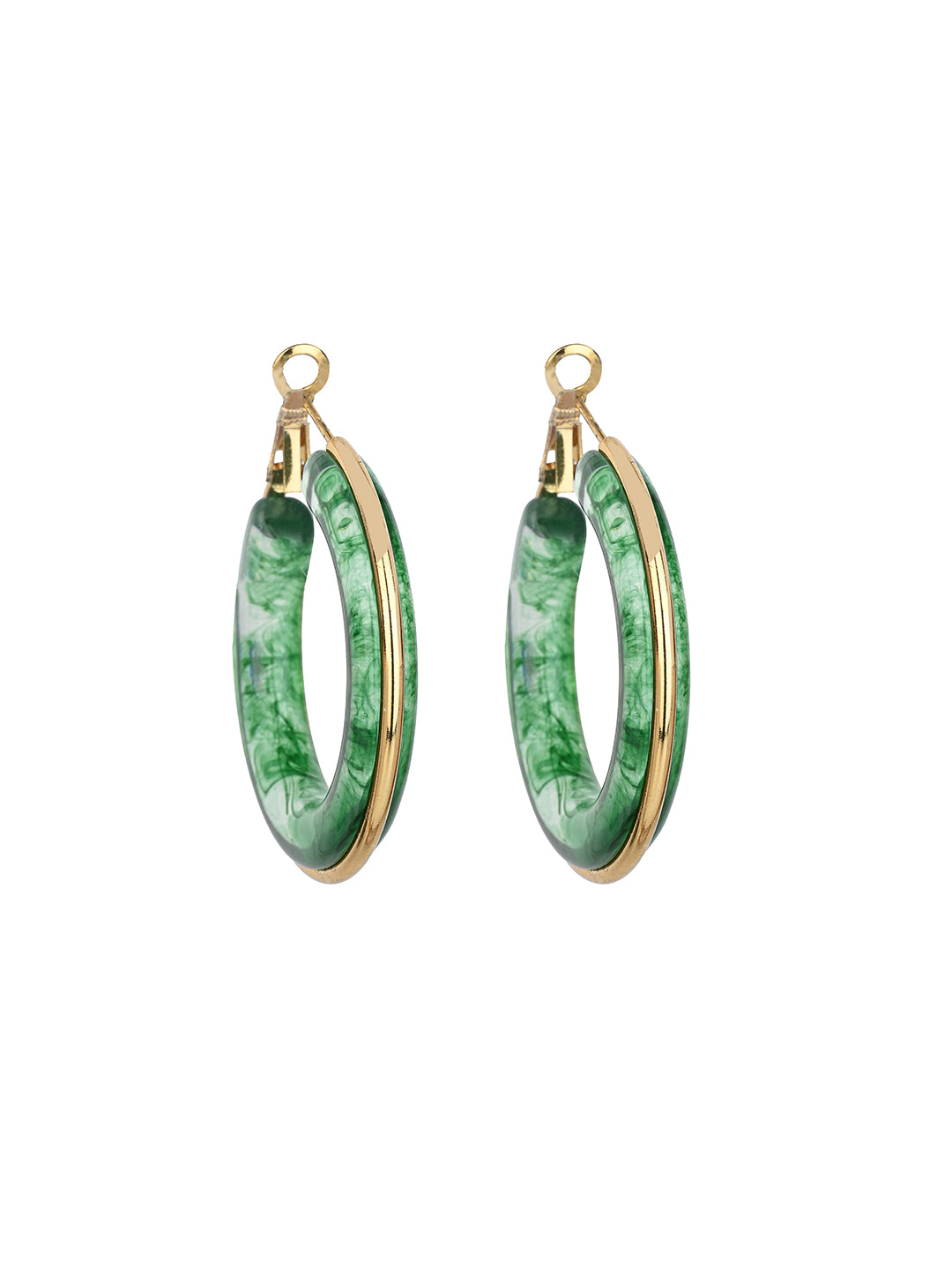 MAURYANA - Stylish Circular Trendy Pair of Earrings - Available in Assorted Colors
