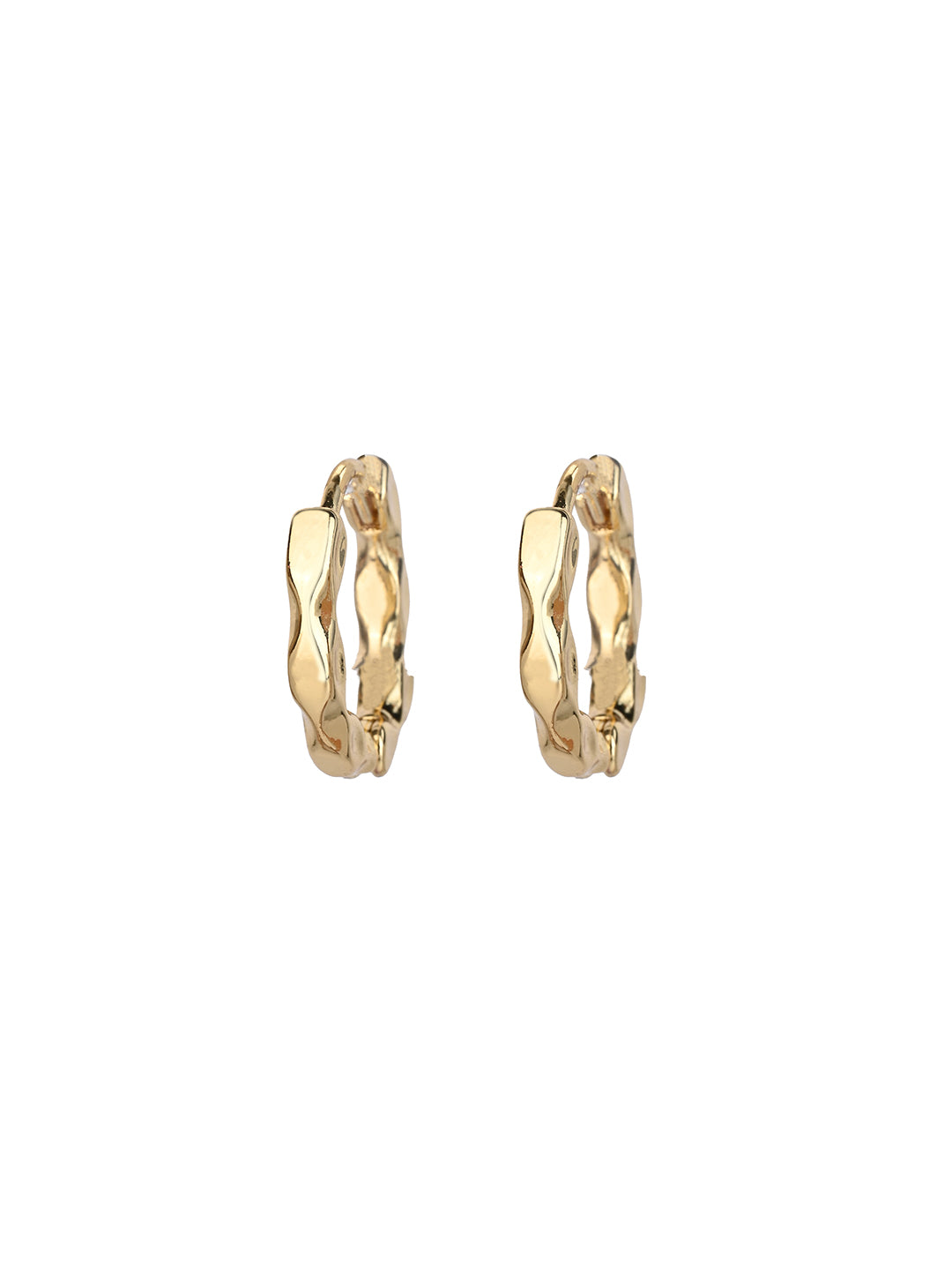 MAURYANA - Stainless Steel 18k Gold Plated Cute and Stylish Pair of Earrings