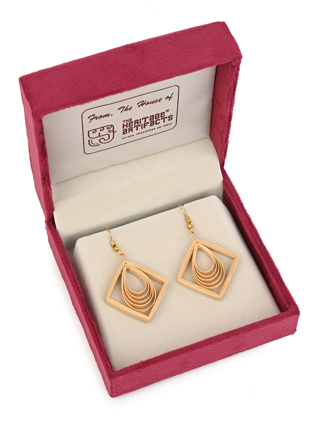 MAURYANA - Bamboo crafted modern design super stylish earring set