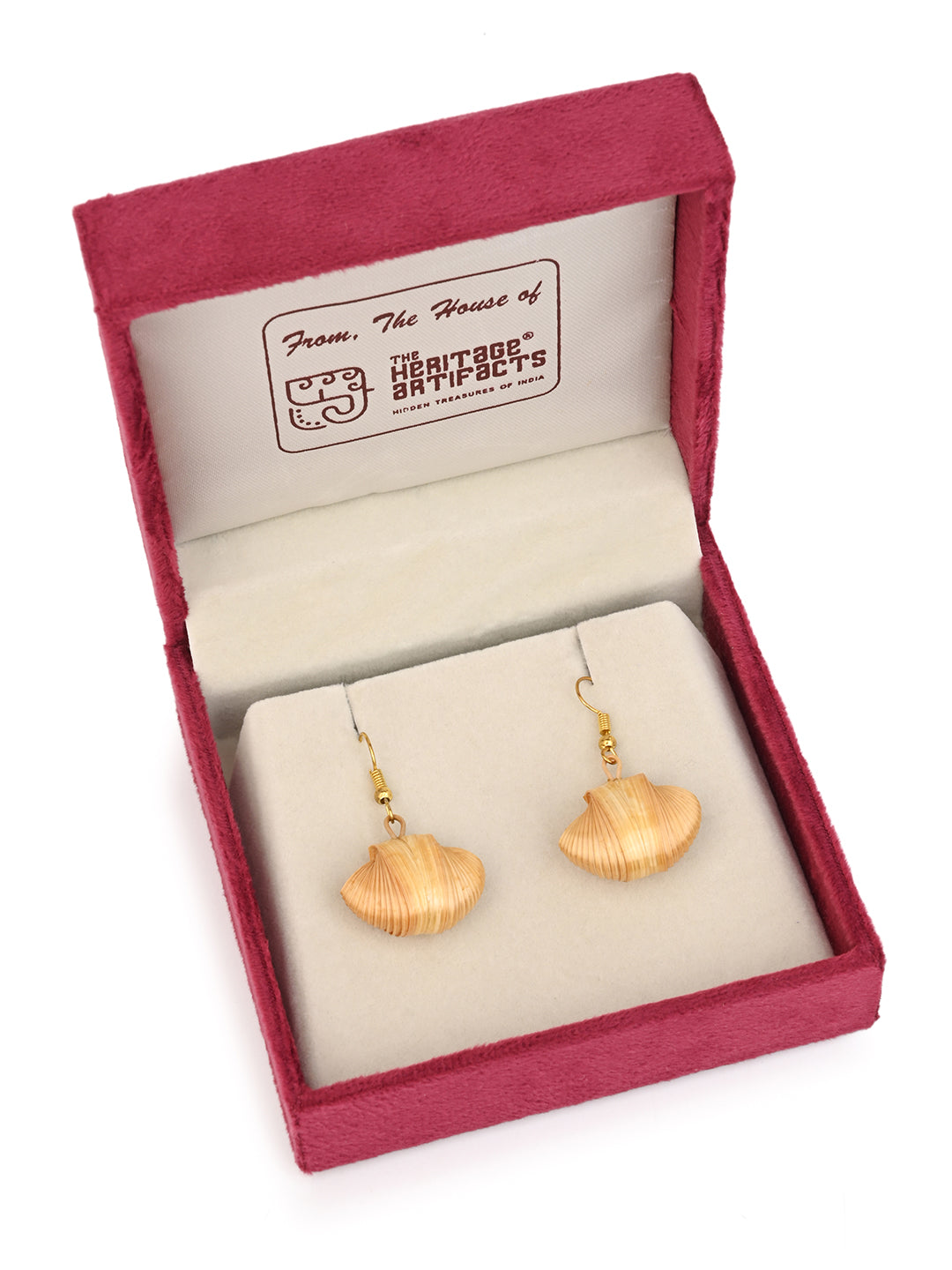 MAURYANA - Bamboo crafted lightweight earrings for daily use