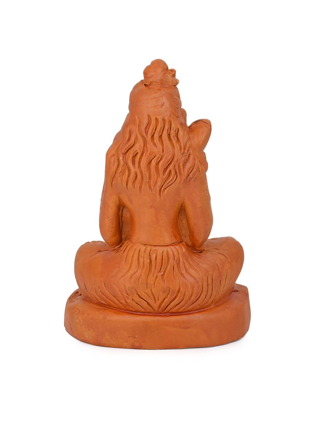 Terracotta Art Lord Shiva idol for Home Decor - 6 inches