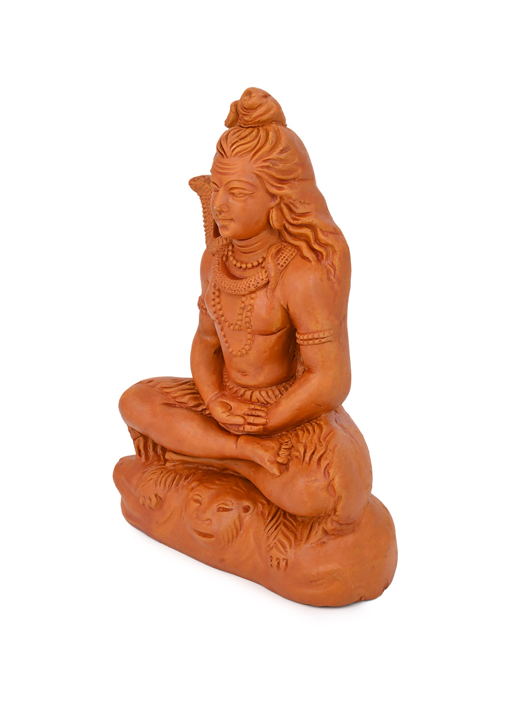 Terracotta Art Lord Shiva idol for Home Decor - 6 inches