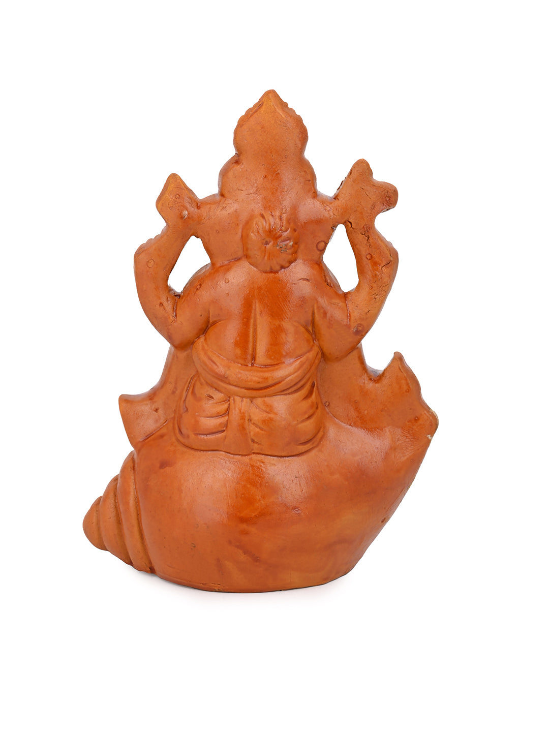 Terracotta Art Ganeshji Idol for Home Decor - 6 inches