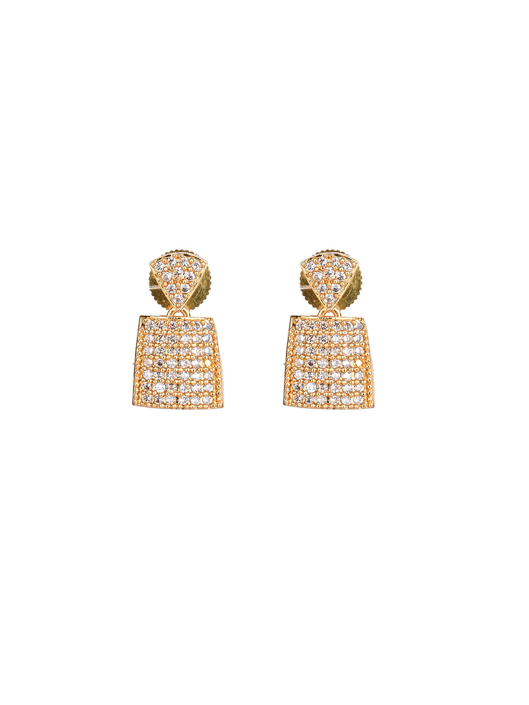 MAURYANA - Kundan mina elegant stone studded necklace with earring set - one size