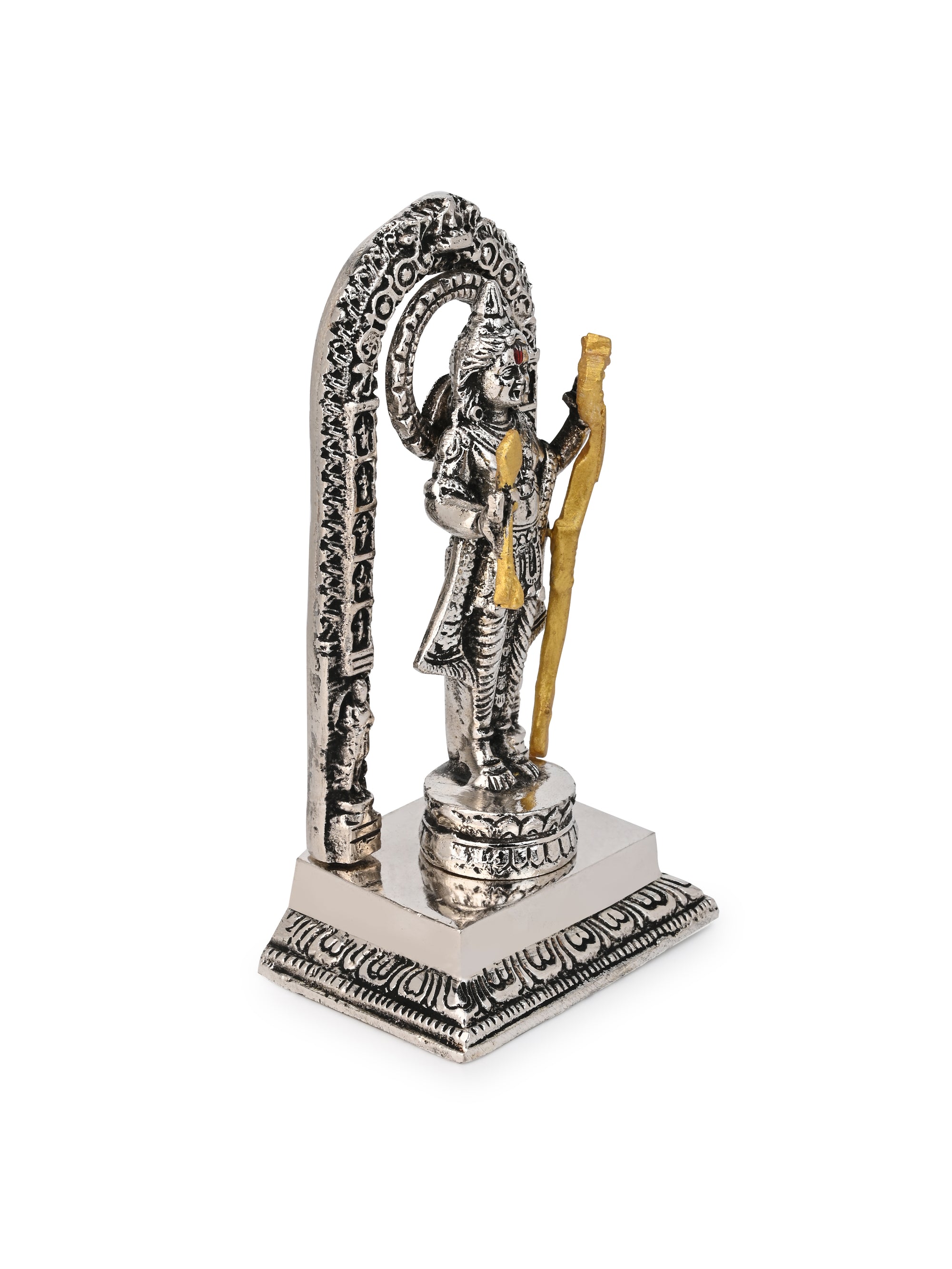 Metal Crafted Miniature Replica of Shri Ayodhya Ram Lalla Statue - 7 inches height