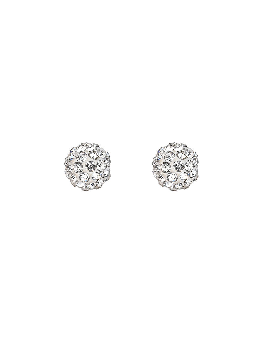 MAURYANA - Stainless Steel 18k Gold Plated Double Ring Pendant Necklace set with Ear Studs