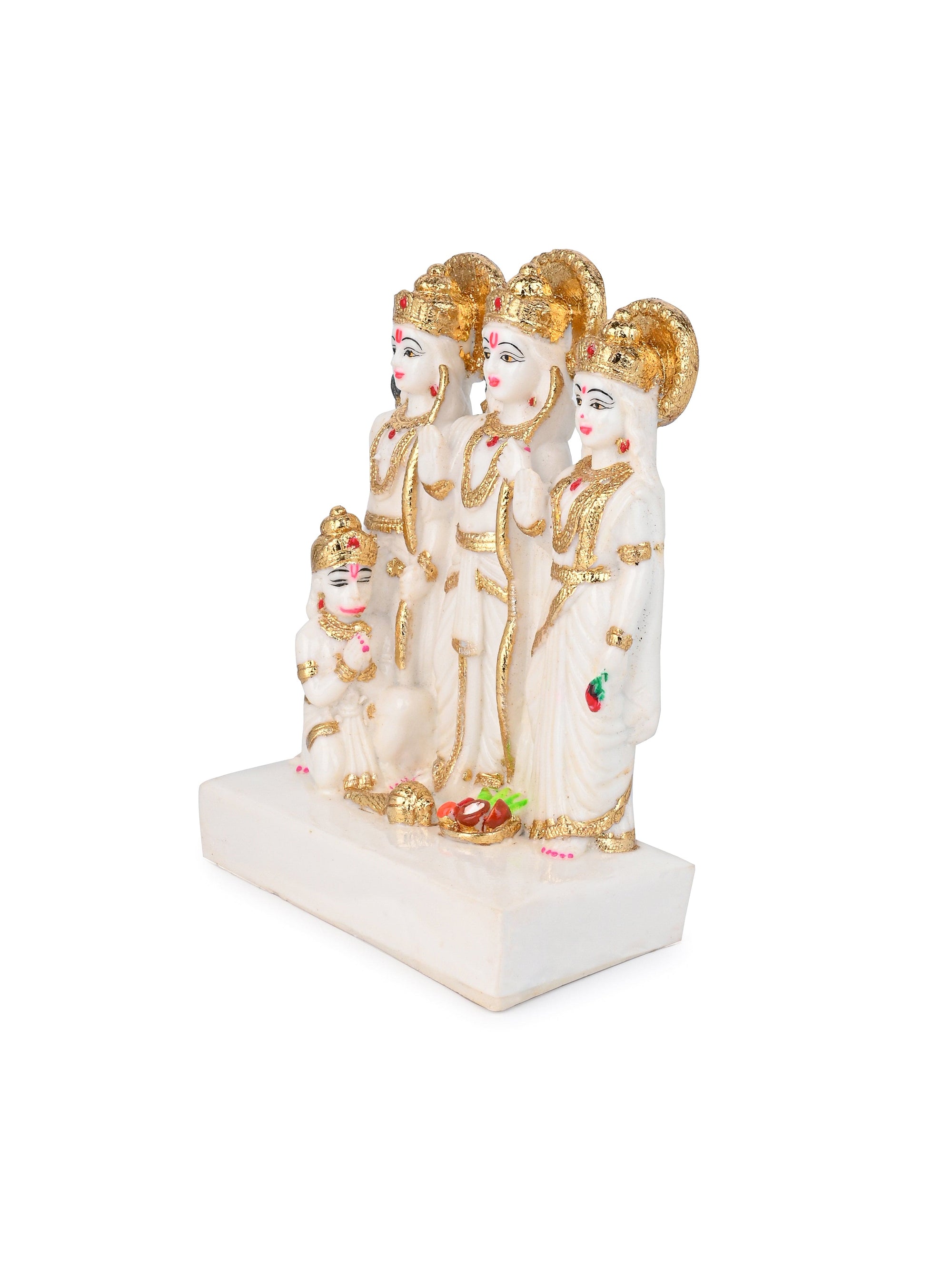 10 inches Shree Ram Darbar Statue for Home Office Puja and Decor - Comes in a Gift box