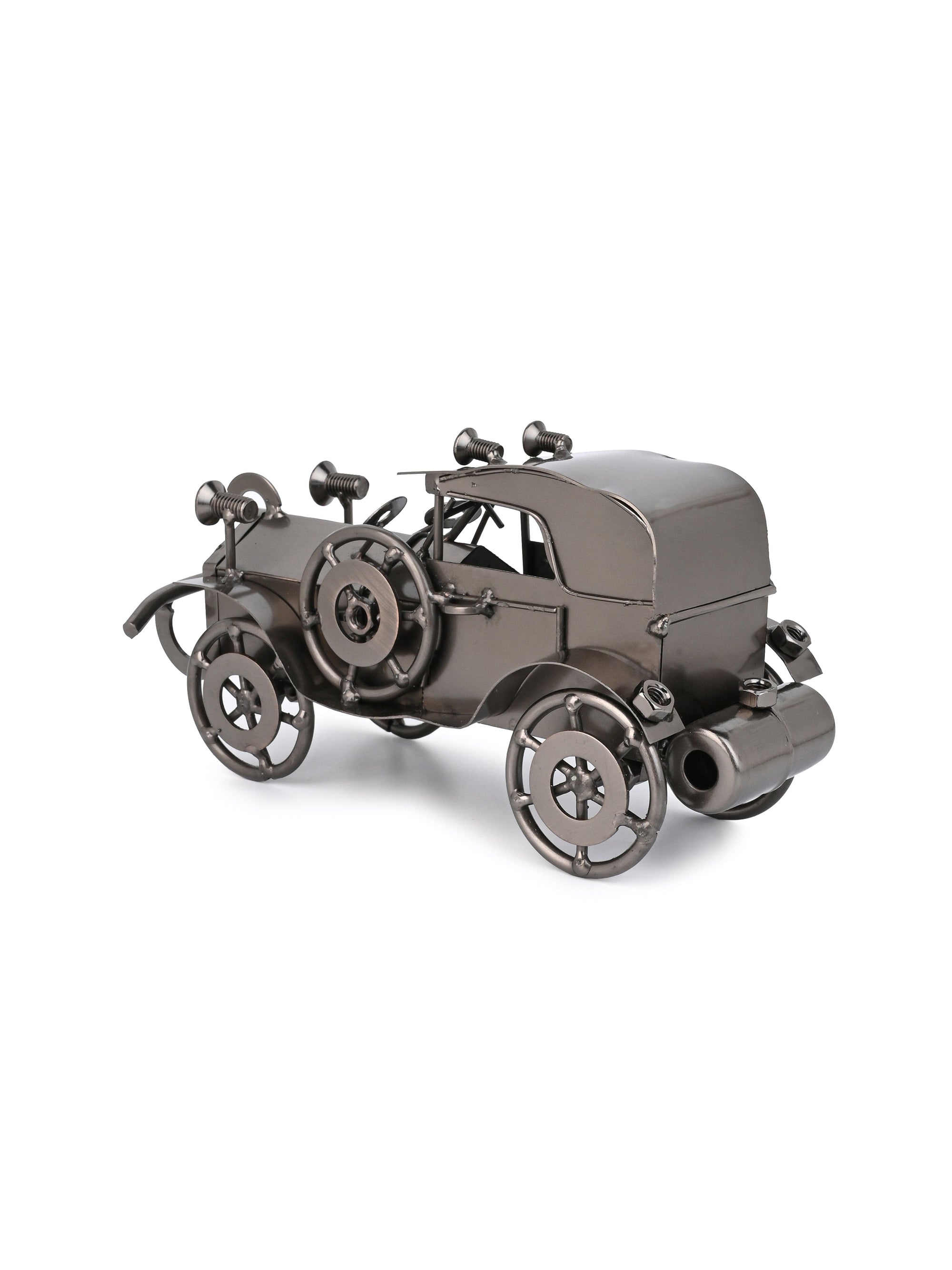 Miniature Replica of Vintage Car for Home Office Decor - 8 inches