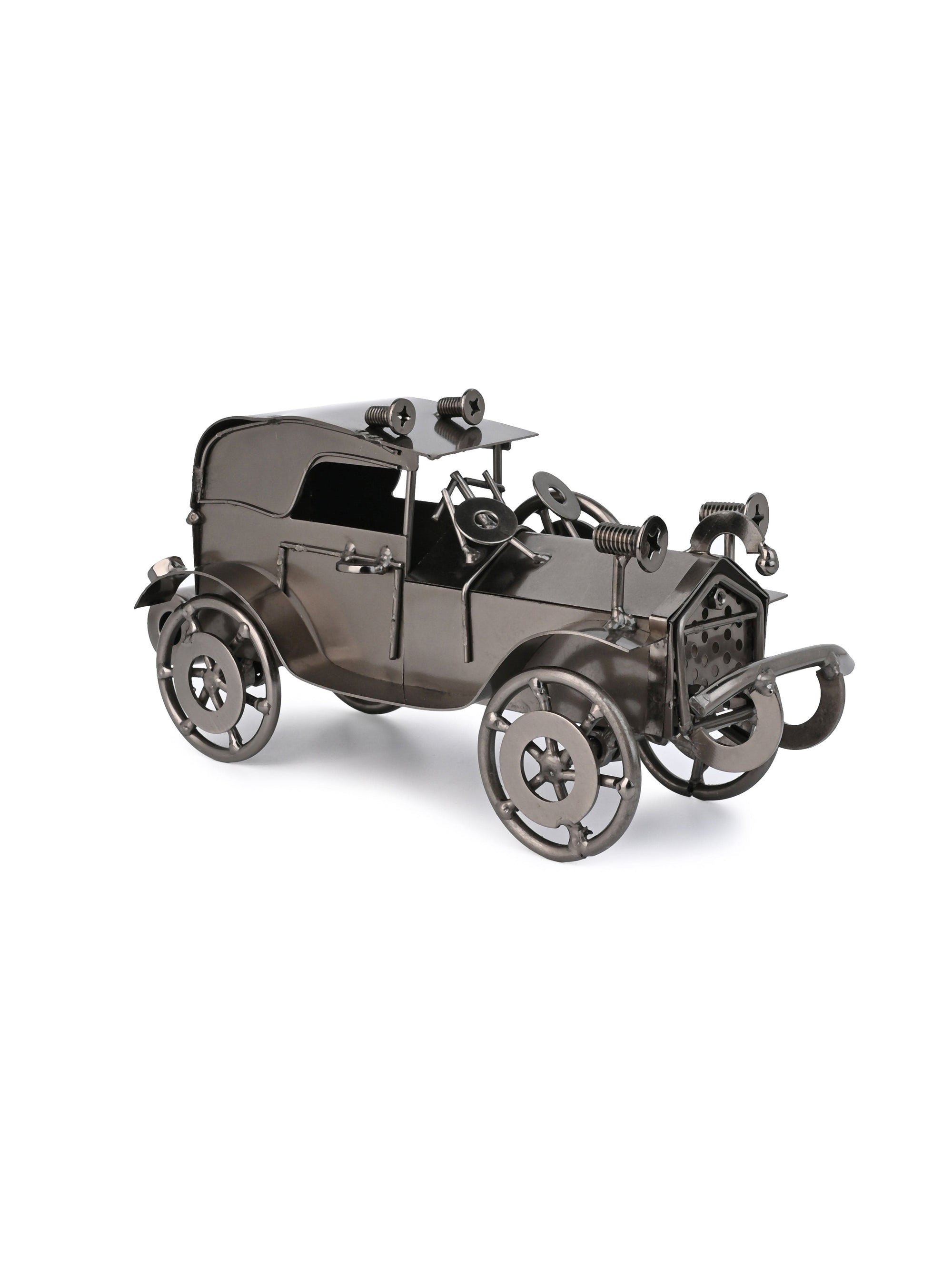 Miniature Replica of Vintage Car for Home Office Decor - 8 inches