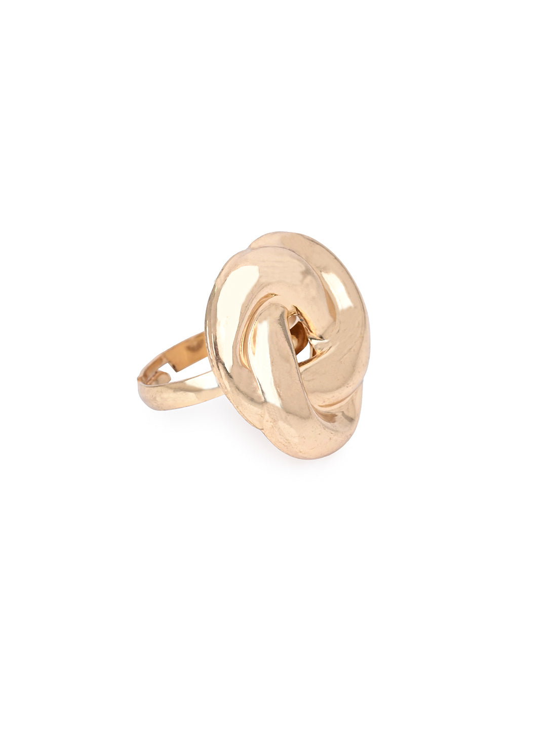 MAURYANA - Elegant Simple Style Ferro Alloy Adjustable Ring