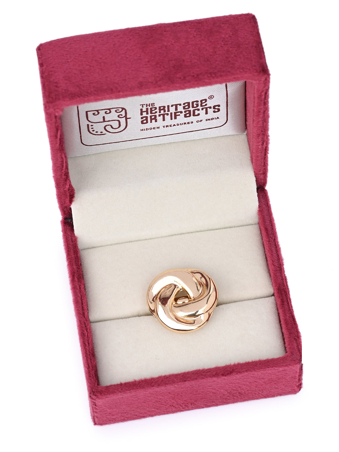 MAURYANA - Elegant Simple Style Ferro Alloy Adjustable Ring