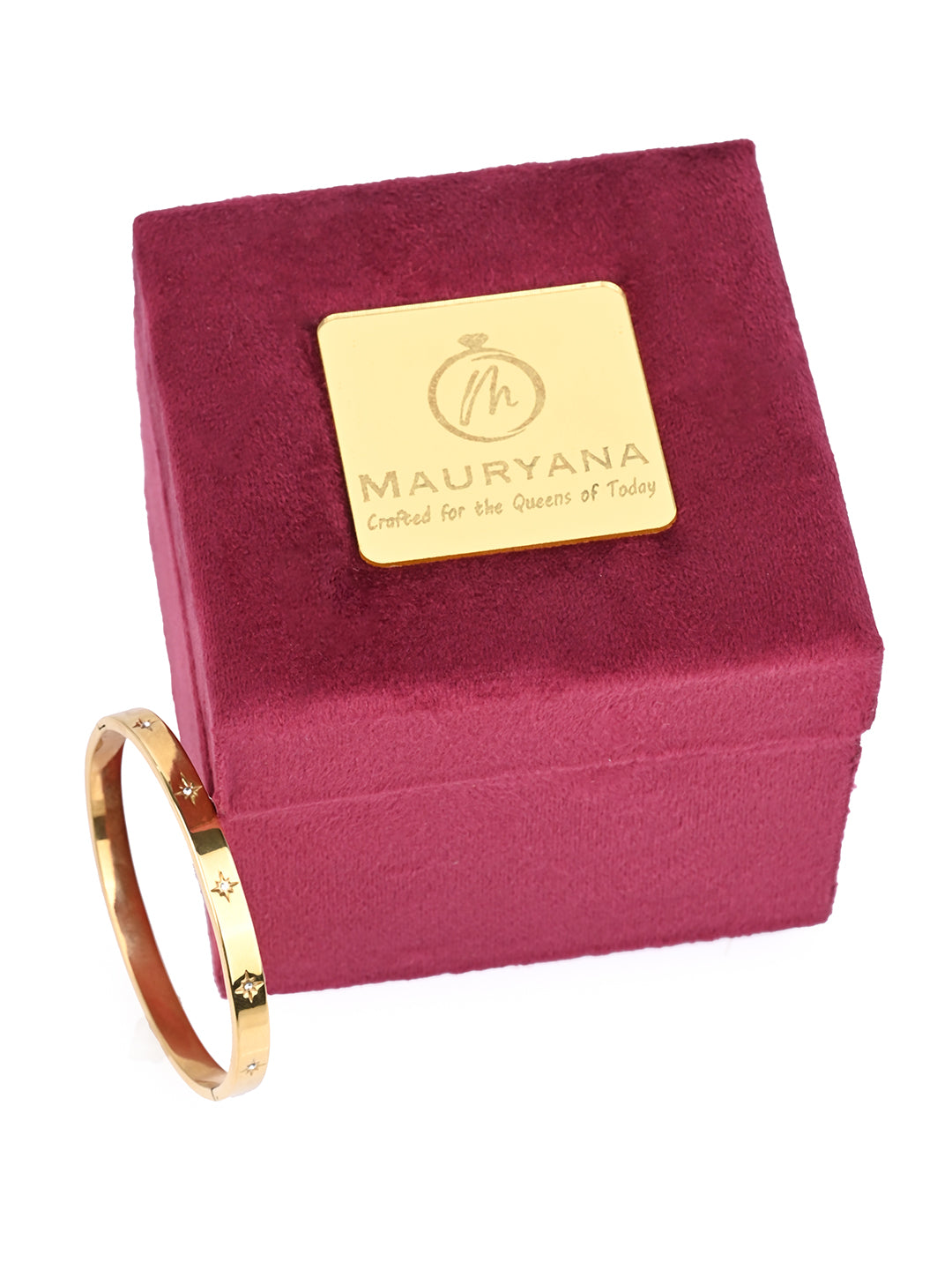 MAURYANA - Stainless Steel 18k Gold Plated Luxury Bracelet