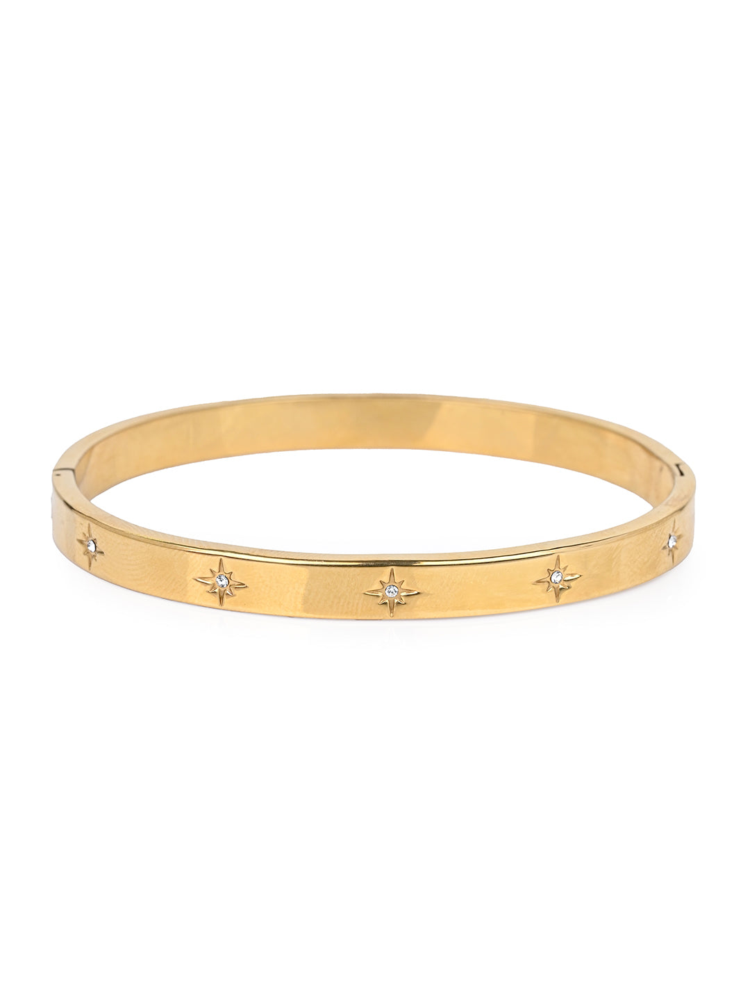 MAURYANA - Stainless Steel 18k Gold Plated Luxury Bracelet