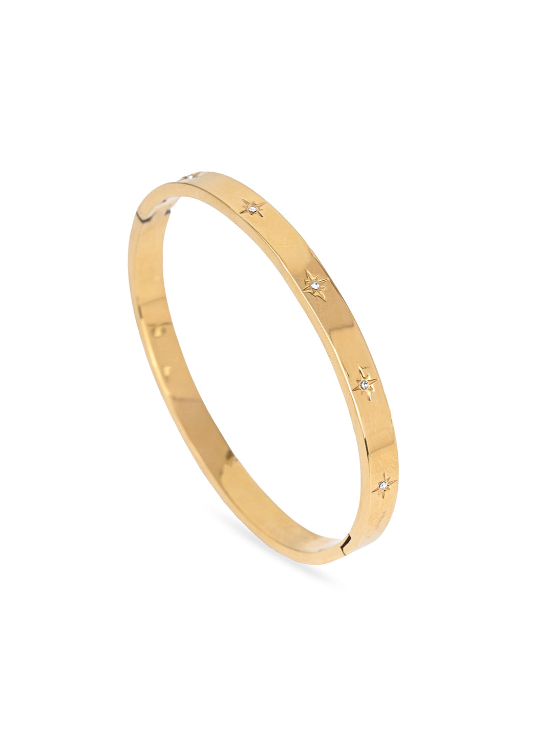 MAURYANA - Stainless Steel 18k Gold Plated Luxury Bracelet