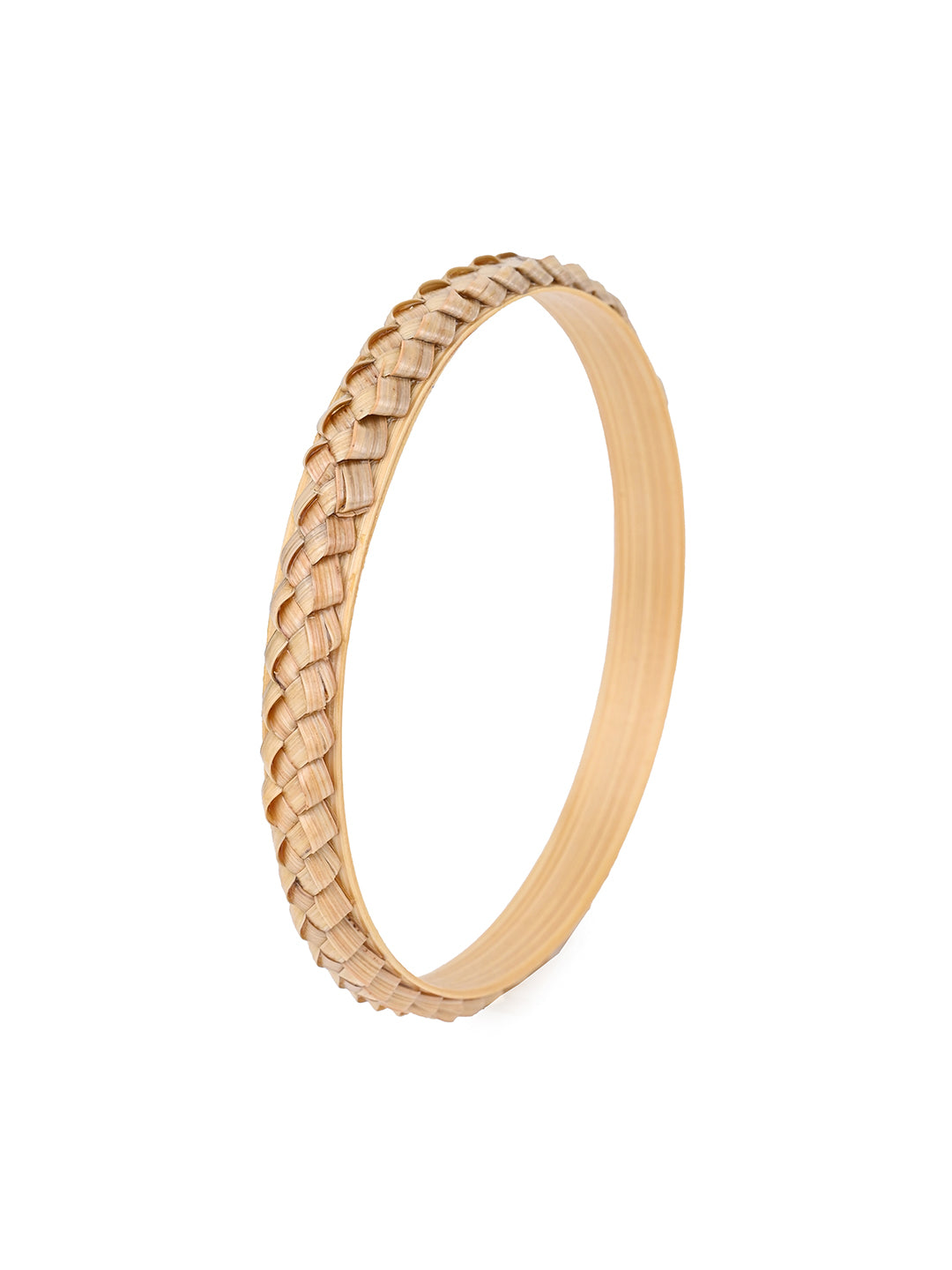 MAURYANA - Bamboo crafted traditional bangles set of 2 - one size