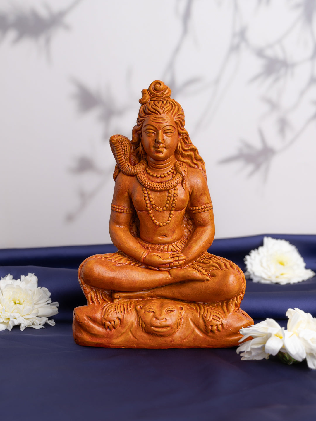 Terracotta Art Lord Shiva idol for Home Decor - 6 inches