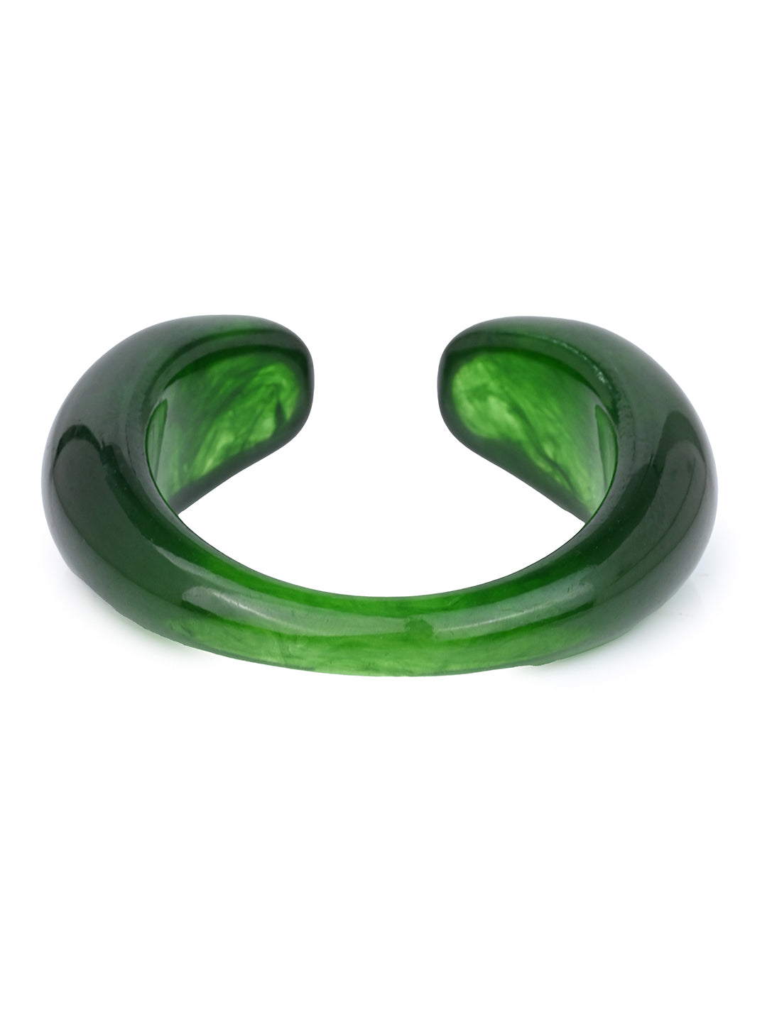 MAURYANA - Resin Crafted Open End Stylish Bangles Available in 4 color Options