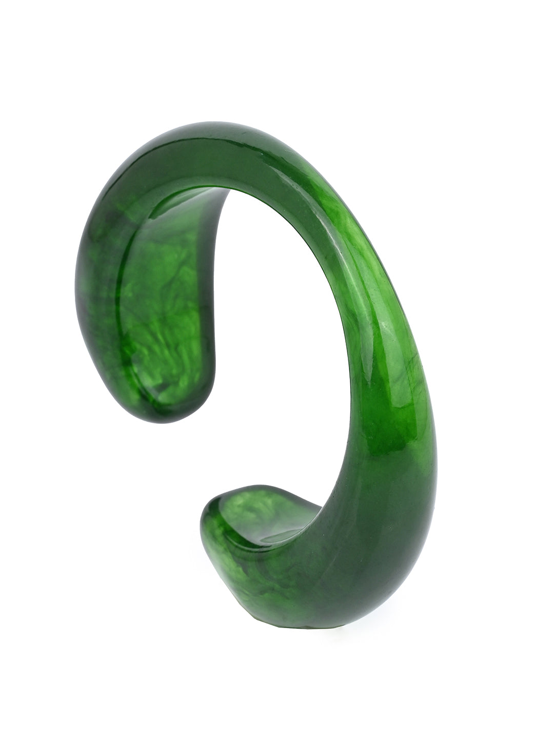 MAURYANA - Resin Crafted Open End Stylish Bangles Available in 4 color Options