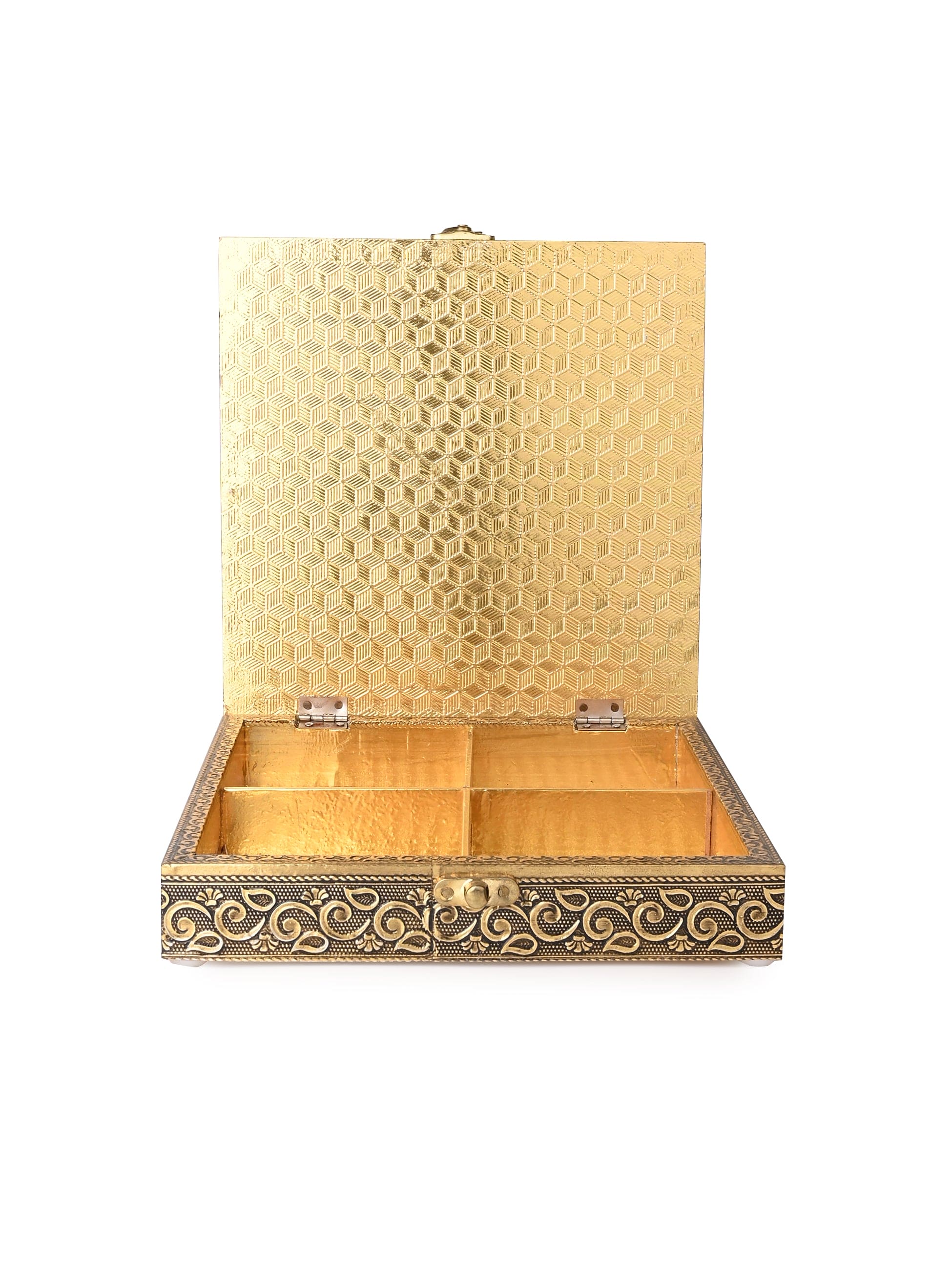 8x8 inches Handcrafted Meenakari Elephant Design All Purpose Gift box