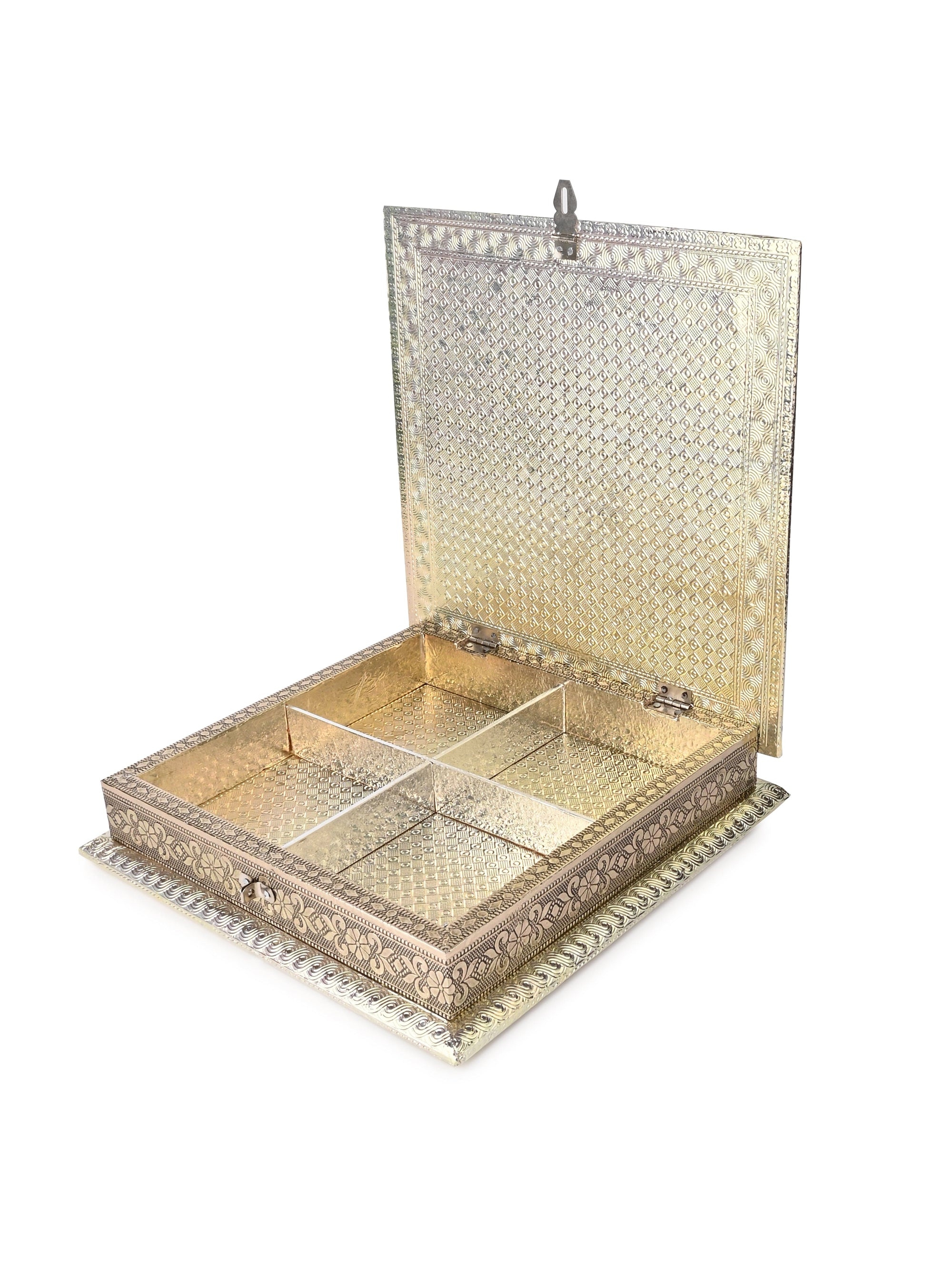 10x10 Inches Handcrafted Meenakari Design Gift Box