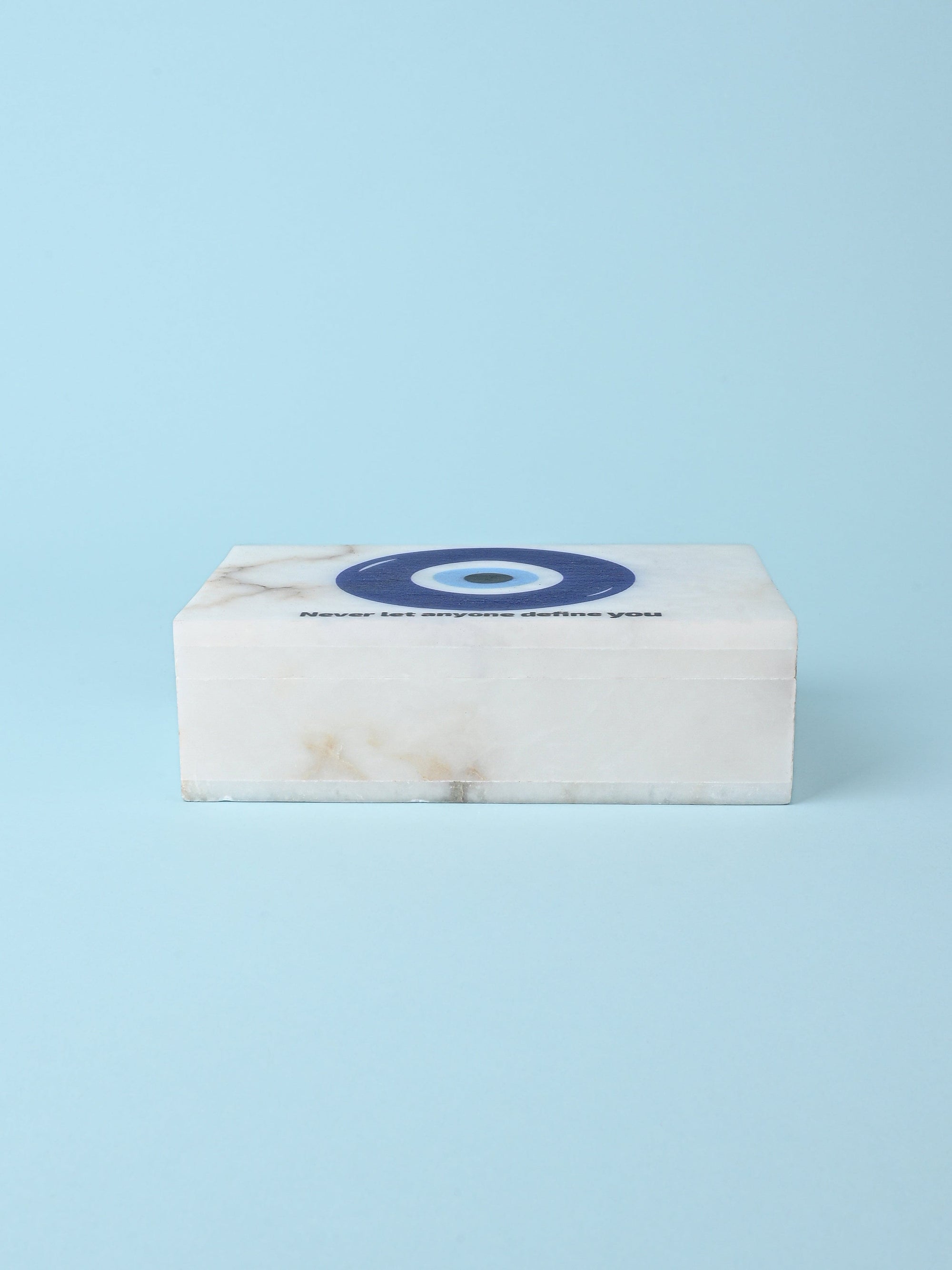 White Marble Printed Multipurpose Storage Box