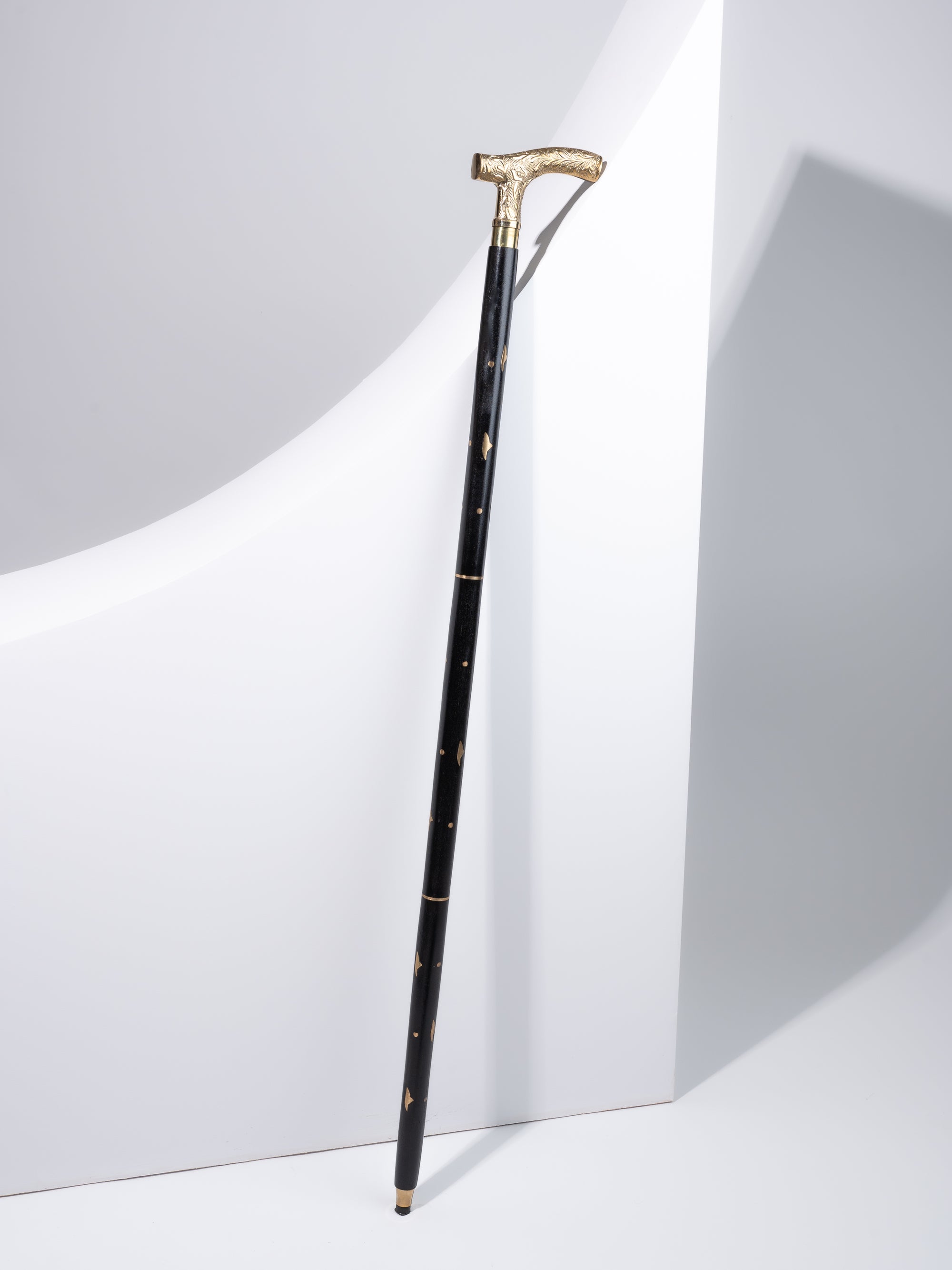 Shisham wood crafted elegant and stylish handle walking stick / cane - Easily detachable