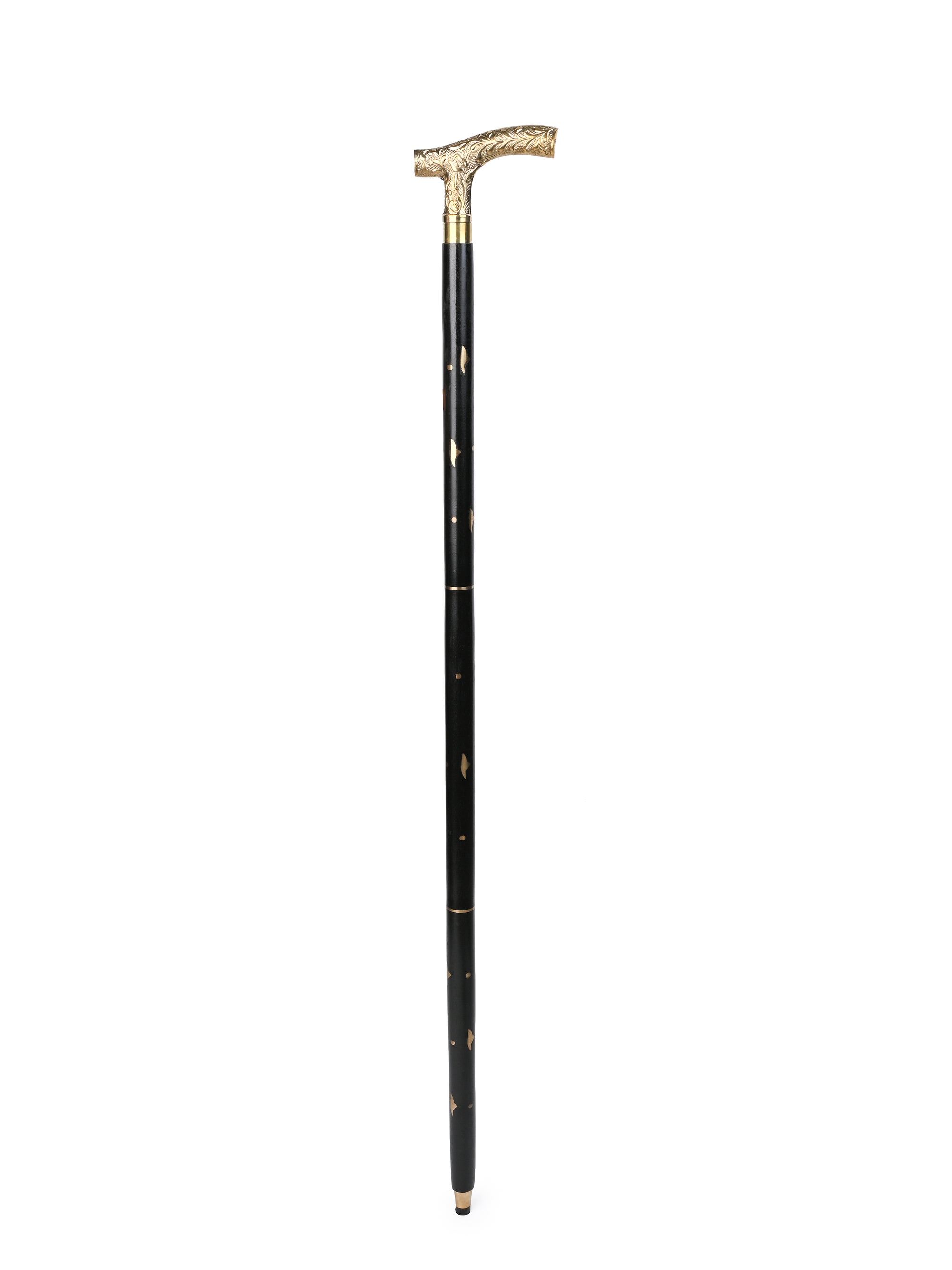 Shisham wood crafted elegant and stylish handle walking stick - Easily detachable