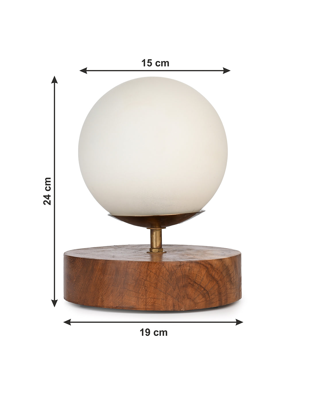 Short cute ball lamp for side tables, console and study desk